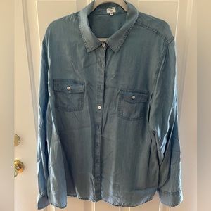 Lightweight demin colored top